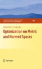 Optimization on Metric and Normed Spaces - Book