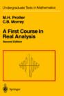 A First Course in Real Analysis - Book