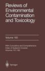 Reviews of Environmental Contamination and Toxicology : Continuation of Residue Reviews - Book