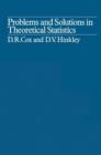Problems and Solutions in Theoretical Statistics - Book