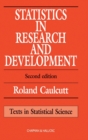 Statistics in Research and Development - Book
