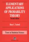 Elementary Applications of Probability Theory - Book