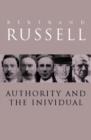 Authority and the Individual - Book