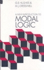 A New Introduction to Modal Logic - Book