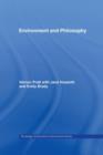 Environment and Philosophy - Book