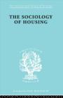 Sociology Of Housing   Ils 194 - Book