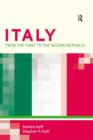Italy : From the 1st to the 2nd Republic - Book