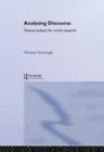 Analysing Discourse : Textual Analysis for Social Research - Book