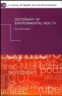 Dictionary of Environmental Health - Book