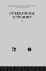 A: International Economics I - Book