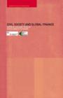 Civil Society and Global Finance - Book