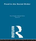 Food in the Social Order - Book