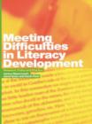 Meeting Difficulties in Literacy Development : Research, Policy and Practice - Book