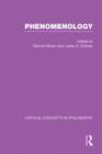 Phenomenology:Crit Con In Phil - Book