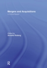 Mergers & Acquisitions : A Critical Reader - Book