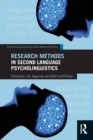 Research Methods in Second Language Psycholinguistics - Book