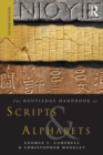 The Routledge Handbook of Scripts and Alphabets - Book