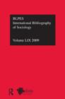 IBSS: Sociology: 2009 Vol.59 : International Bibliography of the Social Sciences - Book