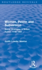 Women, Power and Subversion (Routledge Revivals) : Social Strategies in British Fiction, 1778-1860 - Book