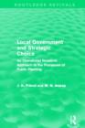 Local Government and Strategic Choice (Routledge Revivals) : An Operational Research Approach to the Processes of Public Planning - Book