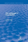 The Language of Jane Austen (Routledge Revivals) - Book