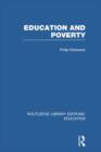 Education and Poverty (RLE Edu L) - Book