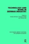 Technology and Work in German Industry - Book