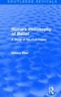 Hume's Philosophy of Belief (Routledge Revivals) : A Study of His First 'Inquiry' - Book