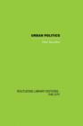 Urban Politics : A Sociological Interpretation - Book