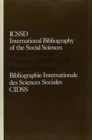 IBSS: Political Science: 1978 Volume 27 - Book