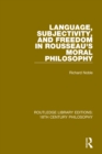 Language, Subjectivity, and Freedom in Rousseau's Moral Philosophy - eBook