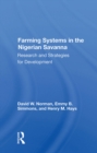 Farming Systems In The Nigerian Savanna : Research And Strategies For Development - eBook