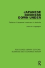 Japanese Business Down Under : Patterns of Japanese Investment in Australia - eBook