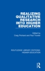 Realizing Qualitative Research into Higher Education - eBook
