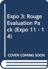 Expo 3 : Rouge Evaluation Pack - Book