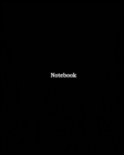 Notebook : Black Notebook, Journal - Book