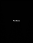 Notebook : Black Notebook, Journal - Book