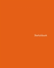 Sketchbook : Large Orange Design Drawing Book - Book
