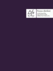 Premium Life by Design Sketchbook Large (8 x 10 Inch) Uncoated (75 gsm) Paper, Purple Cover - Book