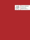 Premium Life by Design Sketchbook Large (8 x 10 Inch) Uncoated (75 gsm) Paper, Red Cover - Book
