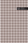Checkered II Pattern Composition Notebook, Stylish Portable Write-In Journal, 144 Sheet (A5) Coffee Cover - Book