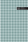 Checkered II Pattern Composition Notebook, Stylish Portable Write-In Journal (A5), 144 Sheets Olive Cover - Book