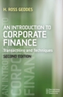 An Introduction to Corporate Finance : Transactions and Techniques - Book