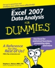 Excel 2007 Data Analysis For Dummies - Book