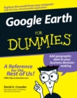 Google Earth For Dummies - Book