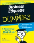Business Etiquette For Dummies - Book