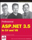 Professional ASP.NET 3.5 : in C# and VB - Book
