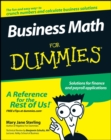 Business Math For Dummies - Book