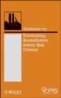 Guidelines for Developing Quantitative Safety Risk Criteria - Book