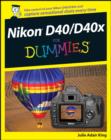 Nikon D40/D40x For Dummies - eBook
